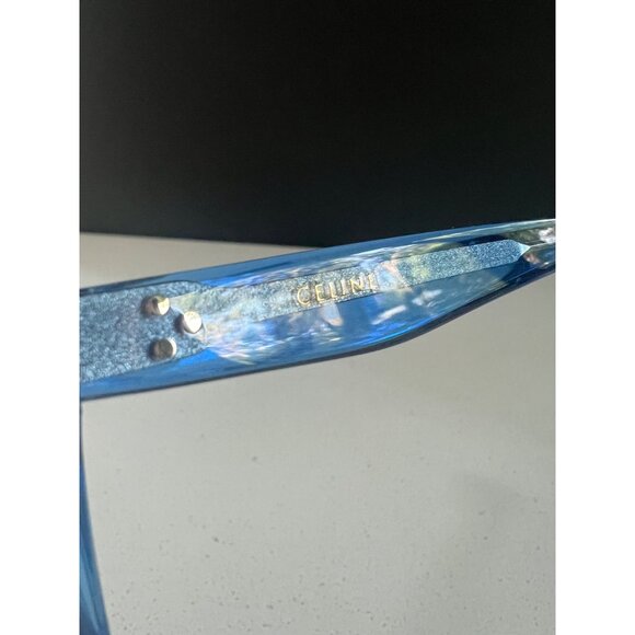 CELINE 40017I color blue heavenly round sunglasses - Picture 4 of 10